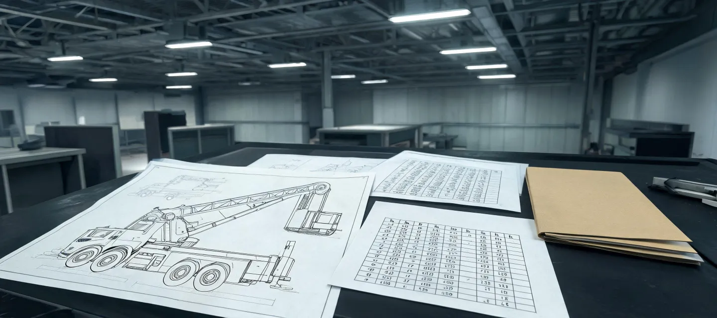 Sourcing desk reviewing truck boom lift factory replies